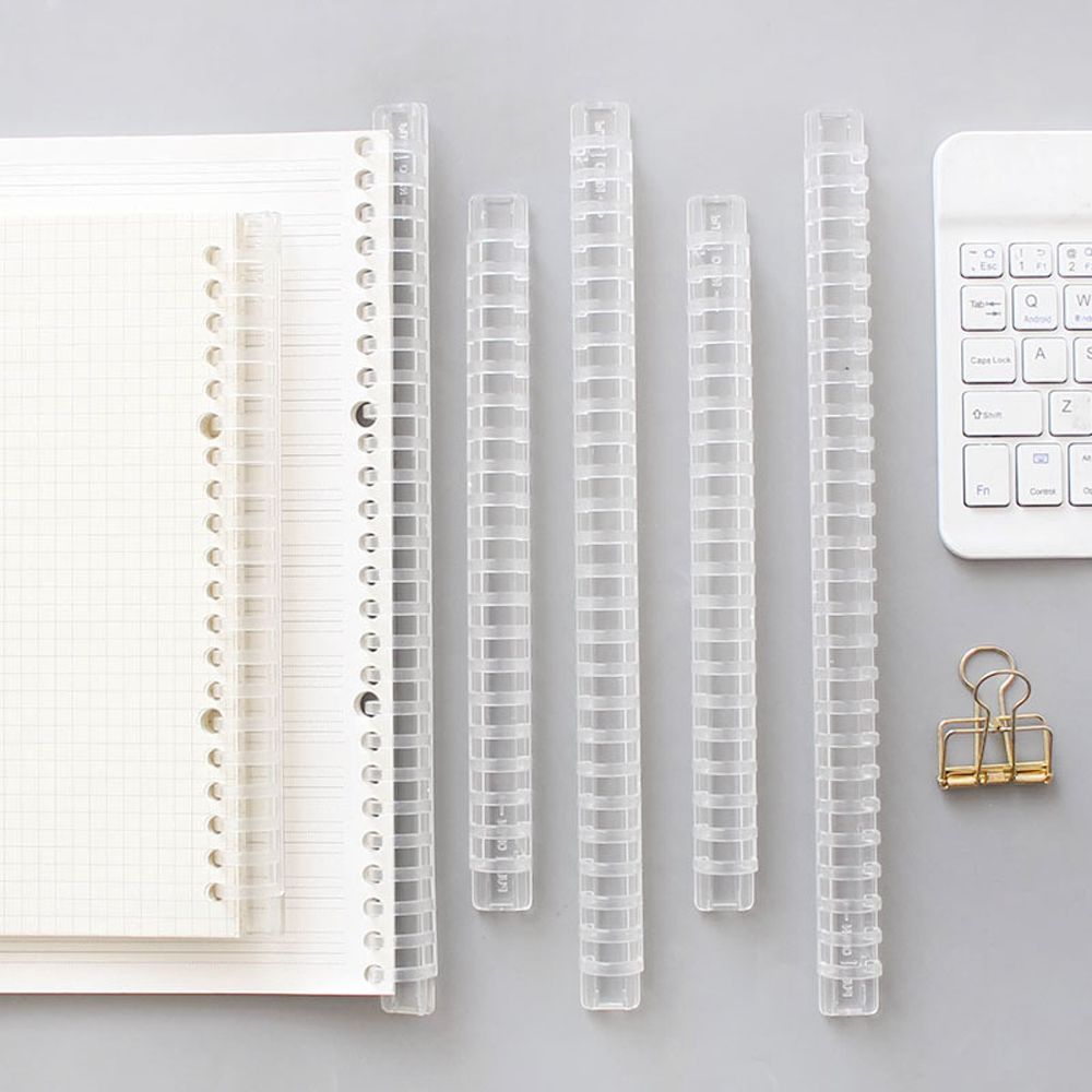 Binding Comb Plastic - Anelli per rilegatura a spirale per
