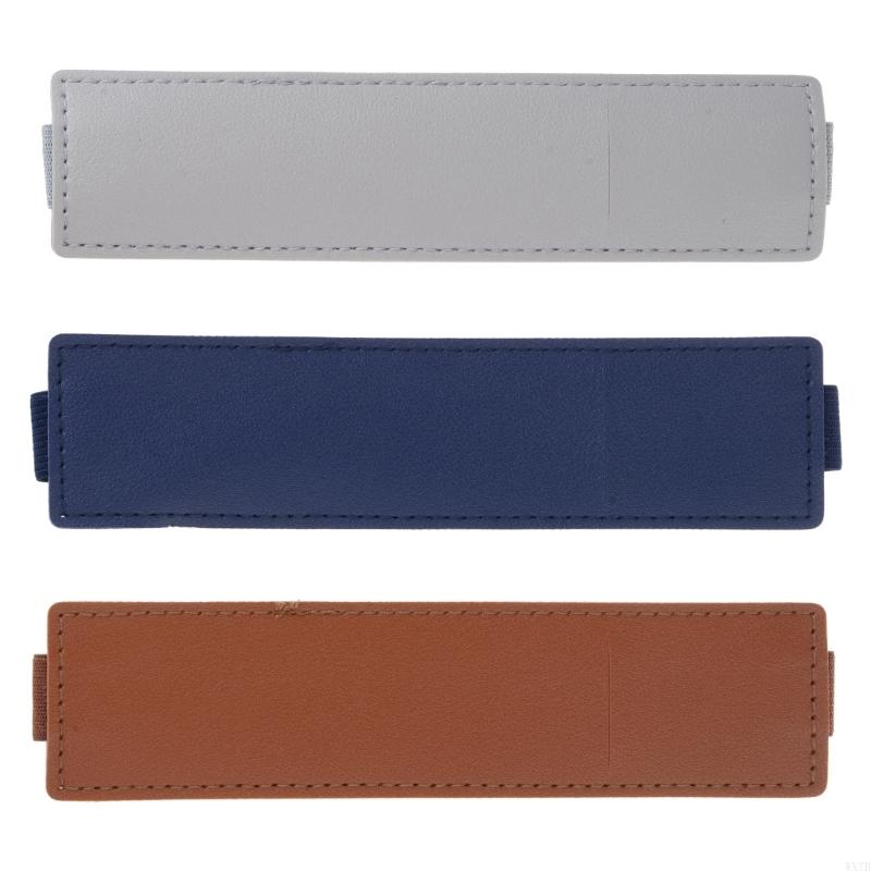 Journal Leather Hardcover - Portapenne con fascia elastica da 3