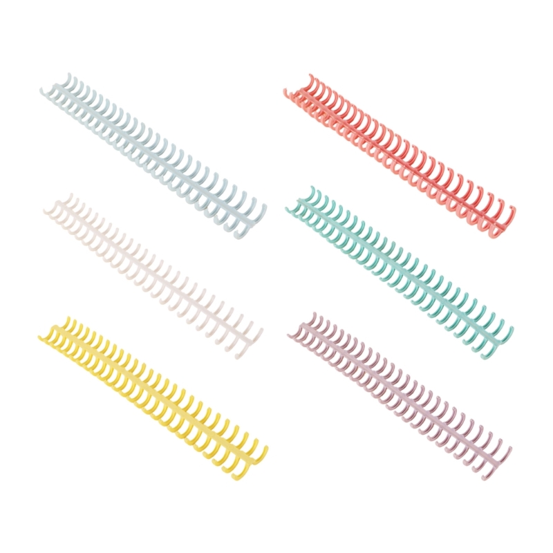 Binding Comb Plastic - Set anelli per rilegatura in plastica,
