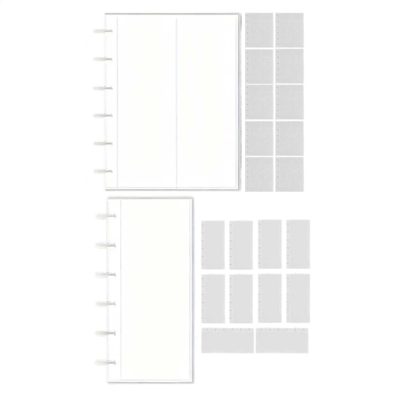 Binding Comb Plastic - Album fotografico scorrevole con clip, trasparente,