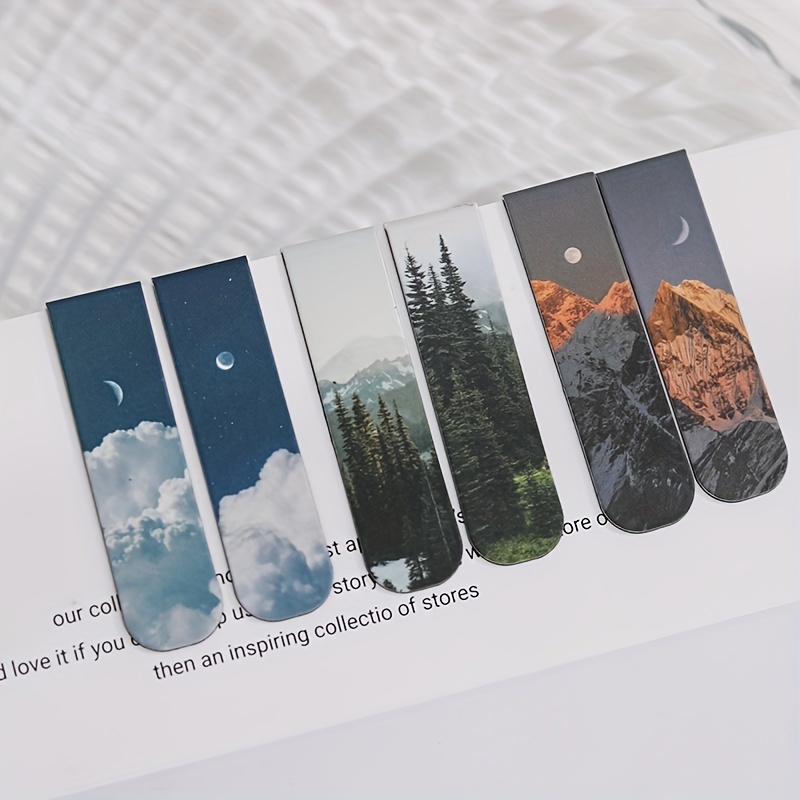 Bookmark Magnetic Clip - Segnalibri magnetici a tema paesaggistico da