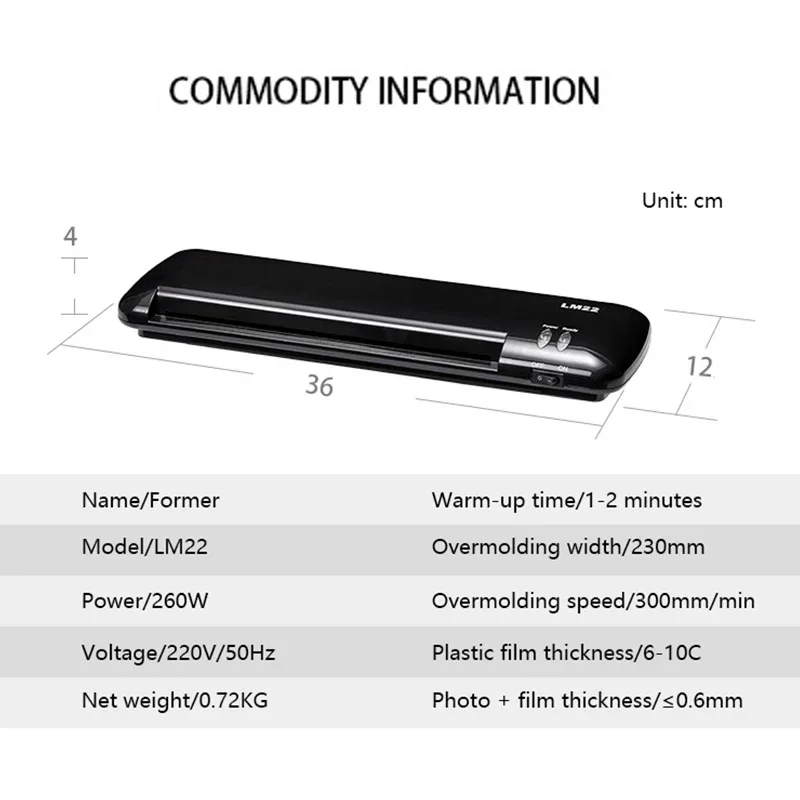 Document Laminator Pouch - Eccellente Macchina Laminatrice A4 per Uso