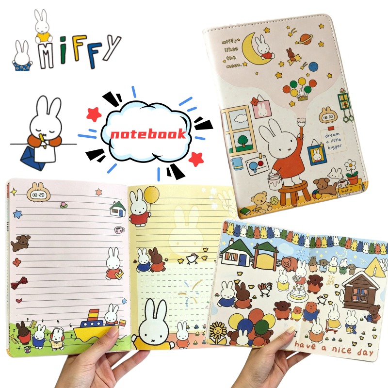 Stationery Supplier - Nuovo Quaderno B6 Miffy con Pagine