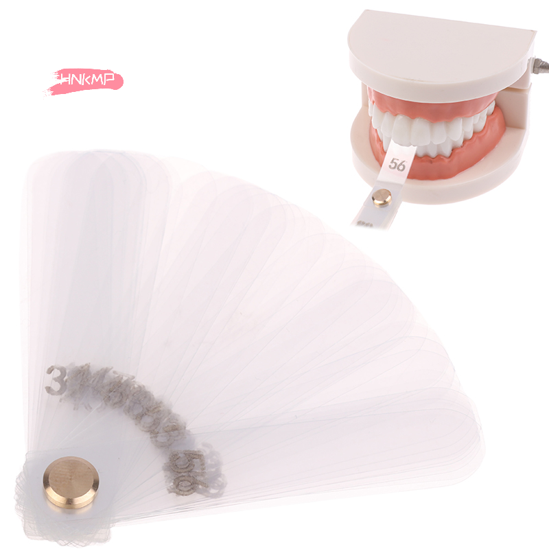 Ruler Set Transparent - 56 Pz Dentale Interproximale Calibro di