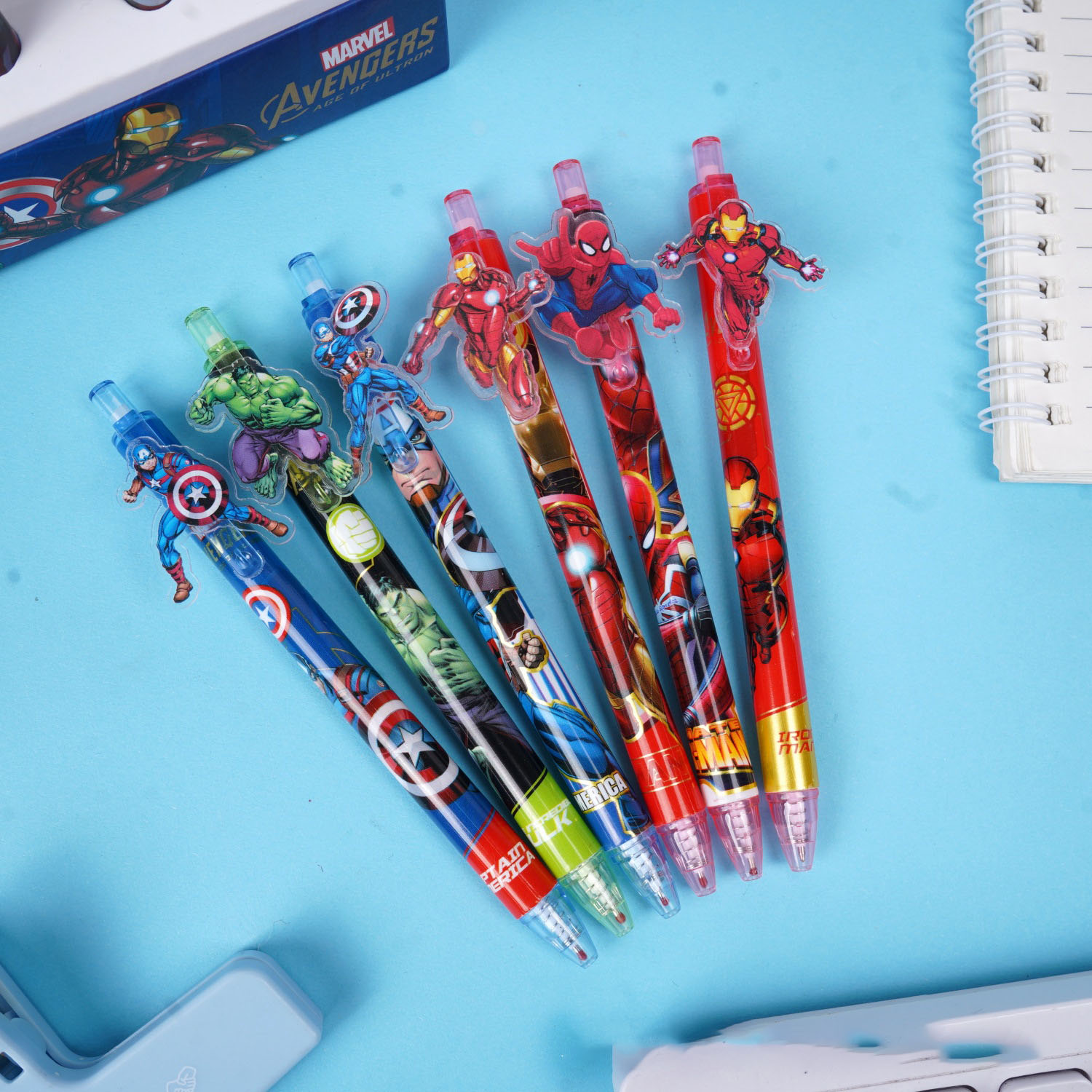 Stationery Supplier - 12/48 pezzi di penne gel Marvel