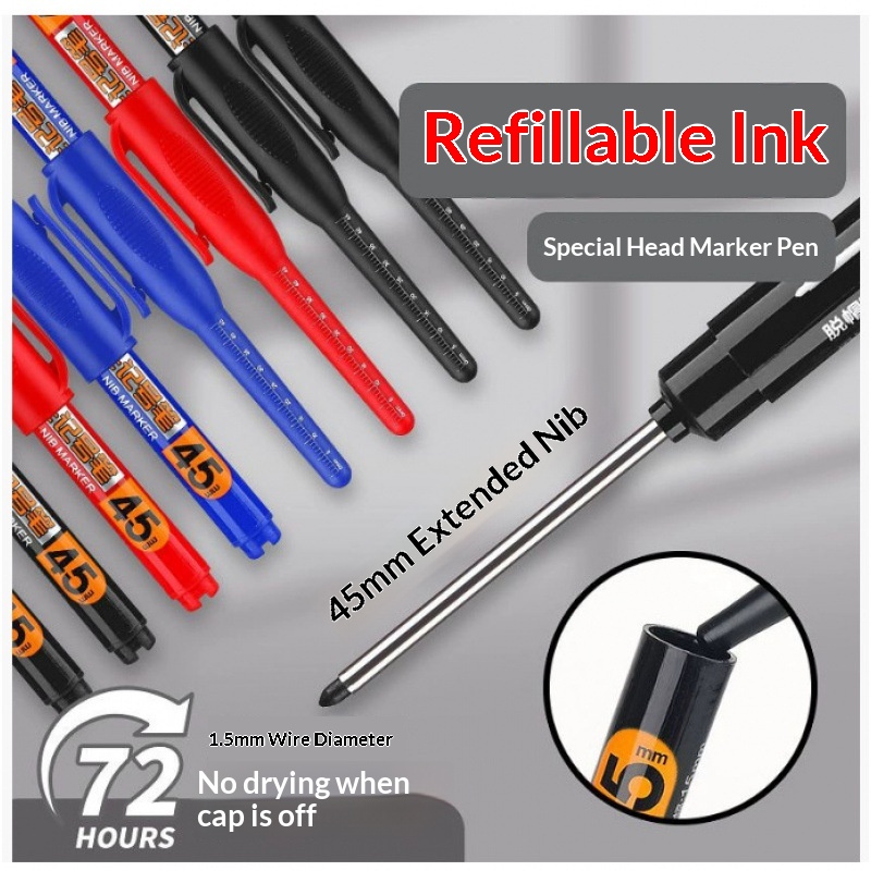 Whiteboard Marker Set - 12/2 Pezzi Penne Marcatrici per Fori