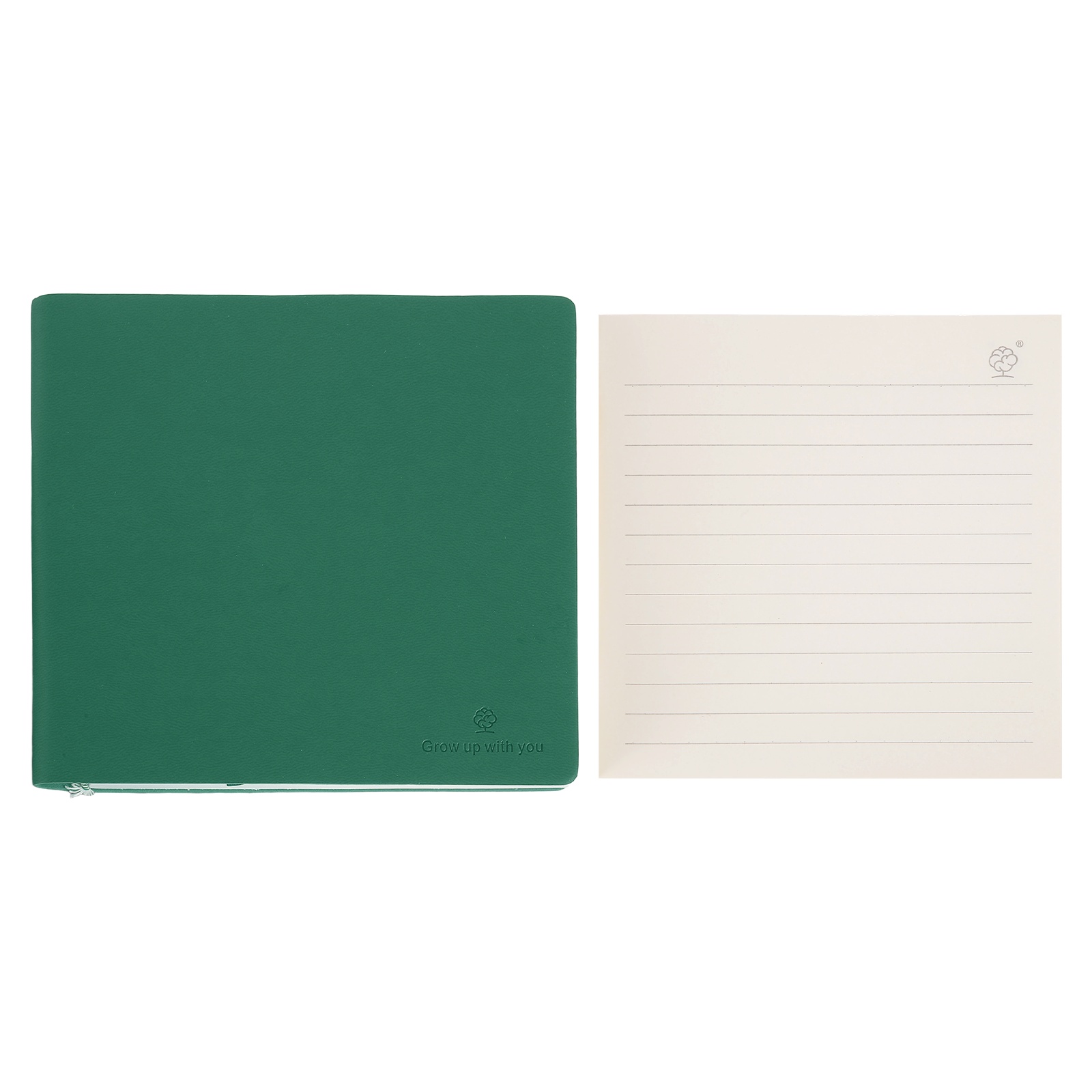 Journal Leather Hardcover - Taccuino Quadrato con Copertina Rigida 6