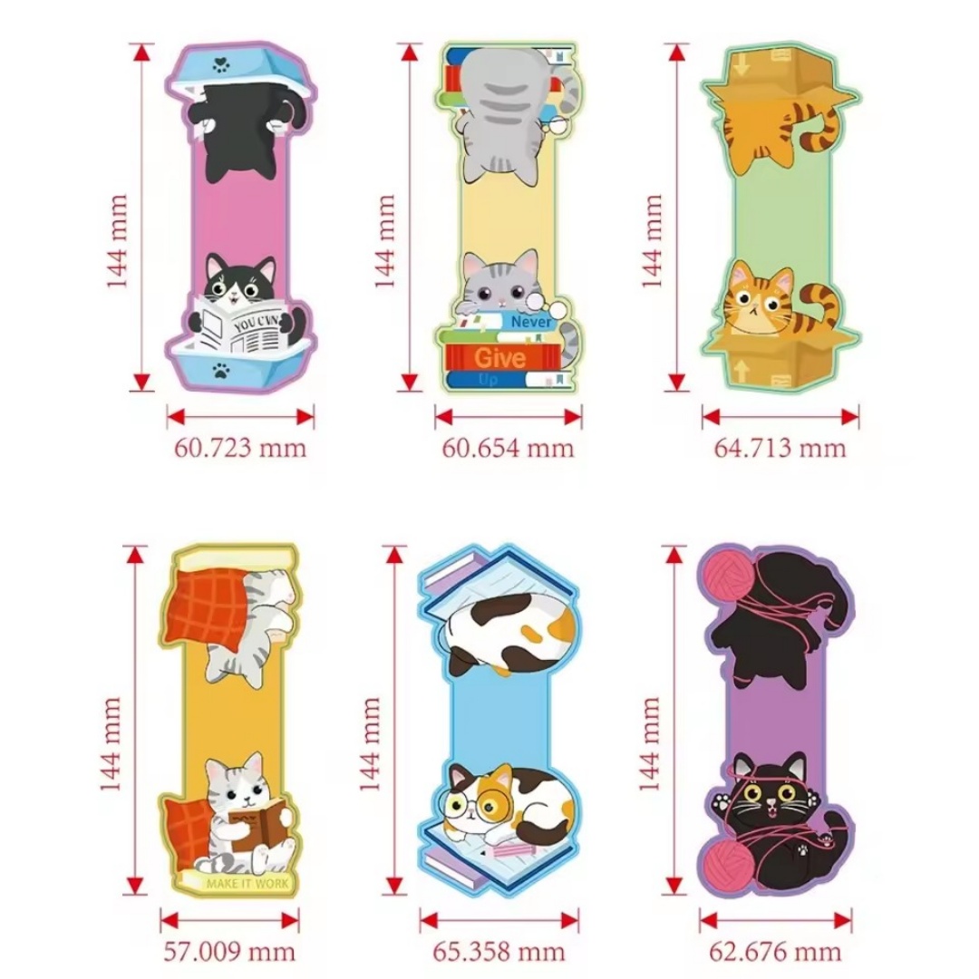 Bookmark Magnetic Clip - Set di 3 Segnalibri Magnetici Creativi