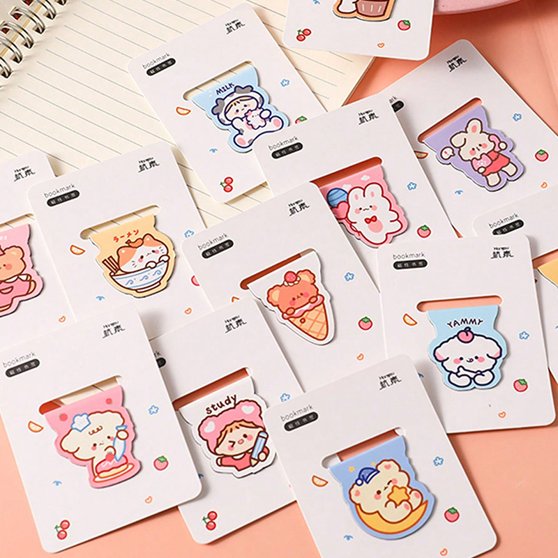 5 pezzi simpatico cartone anim - Bookmark Magnetic Clip recensione e prezzo