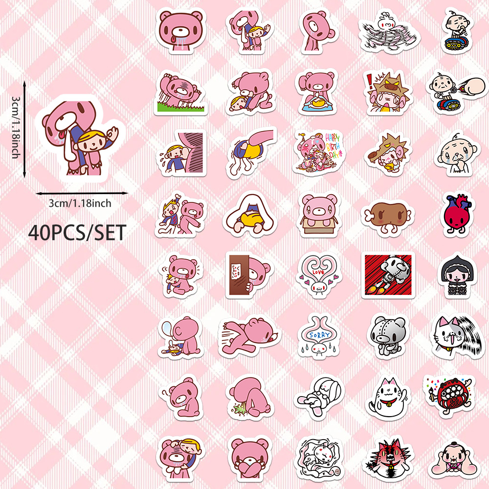 40 pezzi Cartoon Gloomy Bear & - Memo Pad Sticky recensione e prezzo