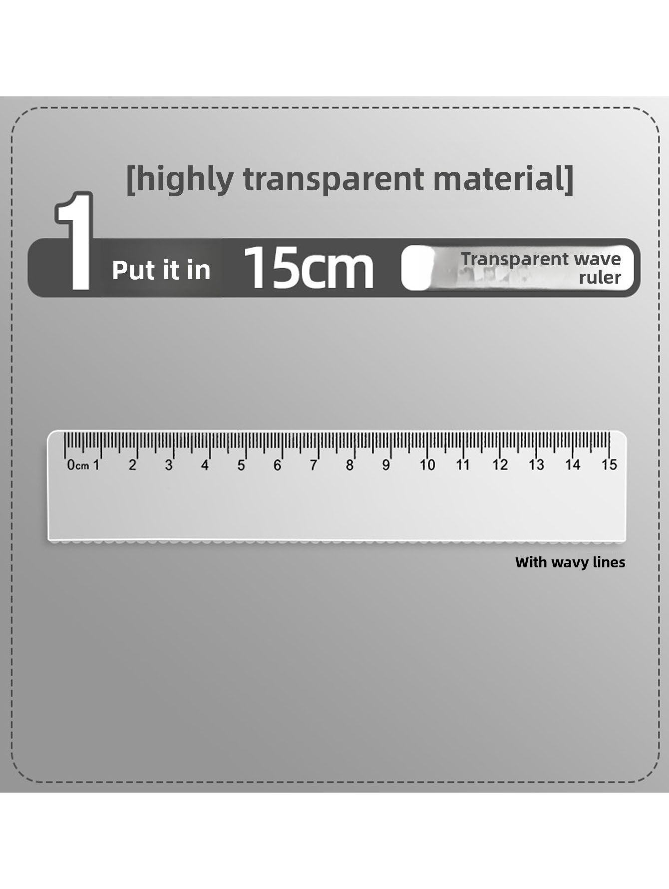 Righello in Plastica Trasparen - Ruler Set Transparent recensione e prezzo