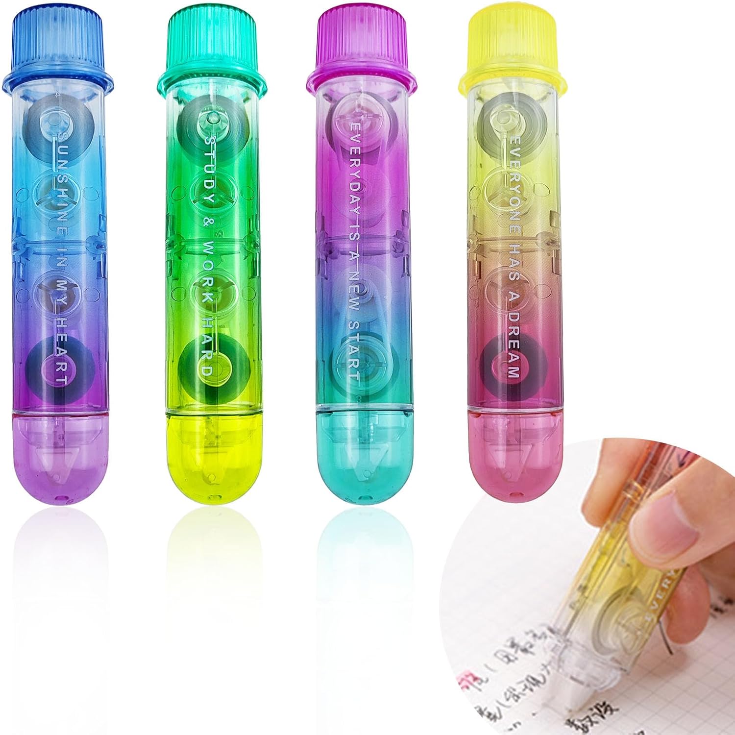 4 PACK 2 In1 Nastro correttore - Correction Tape Roller recensione e prezzo