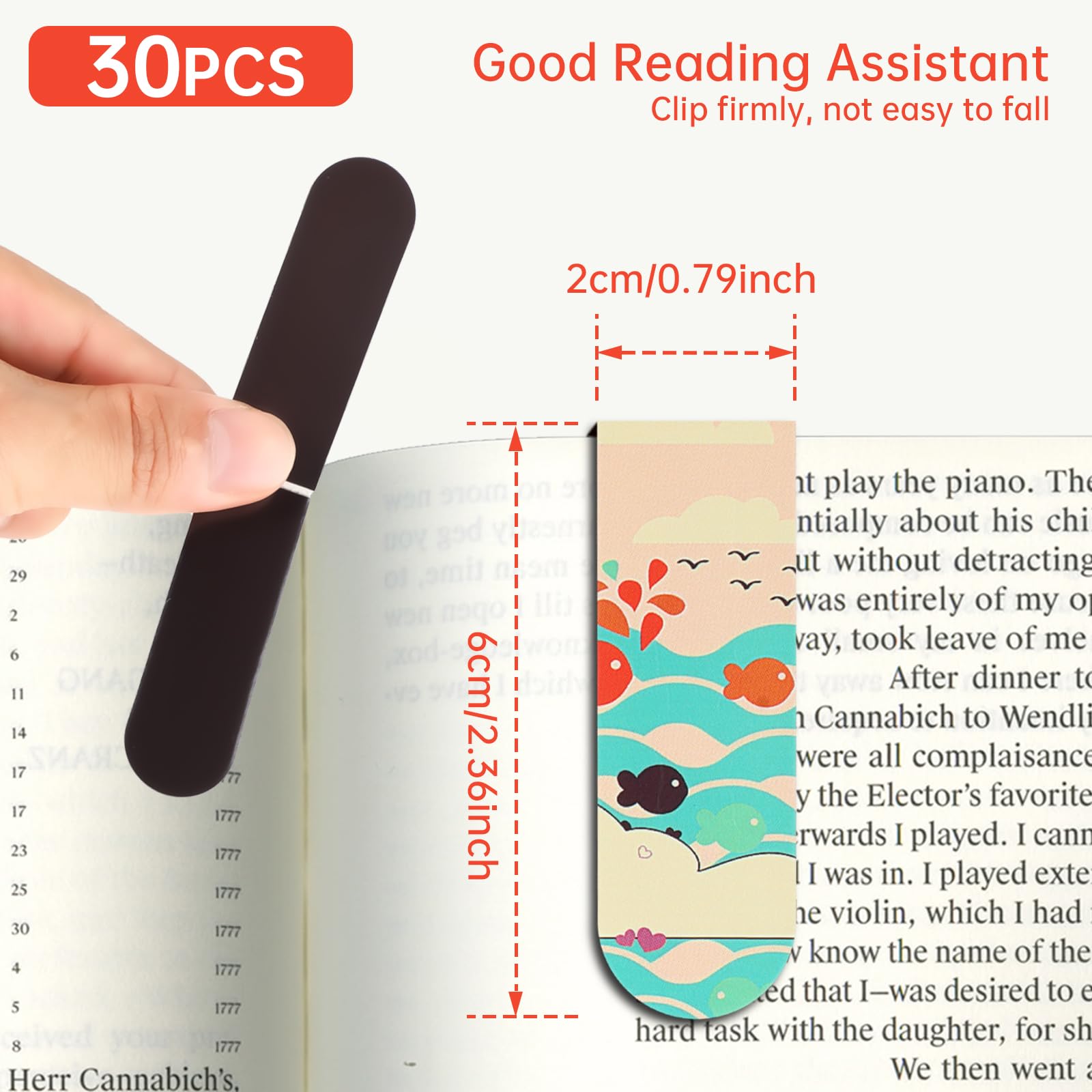 Segnalibri magnetici da 18 pez - Bookmark Magnetic Clip recensione e prezzo