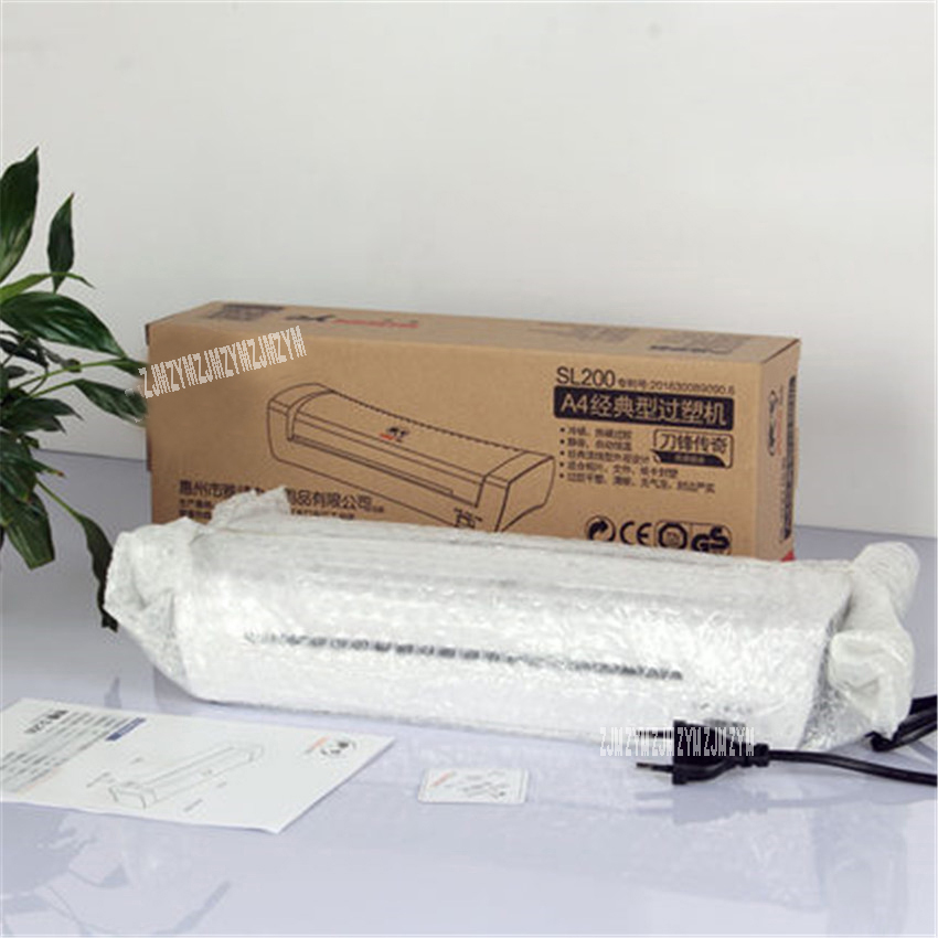 SL200 bianco A4 Foto Laminator - Document Laminator Pouch recensione e prezzo