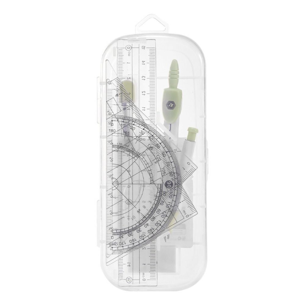 8 pz/set bussole righello in p - Ruler Set Transparent recensione e prezzo