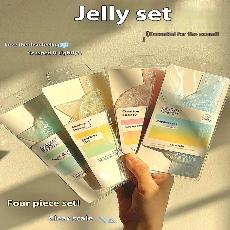Set di 4 Righelli Trasparenti  - Ruler Set Transparent recensione e prezzo