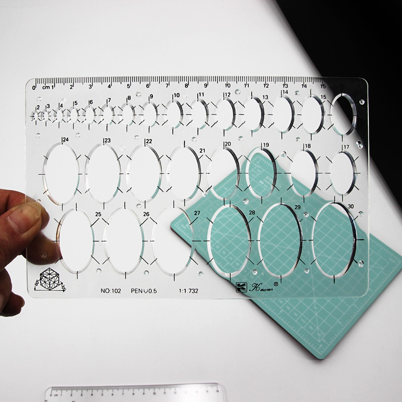 Dimensioni di disegno traspare - Ruler Set Transparent recensione e prezzo