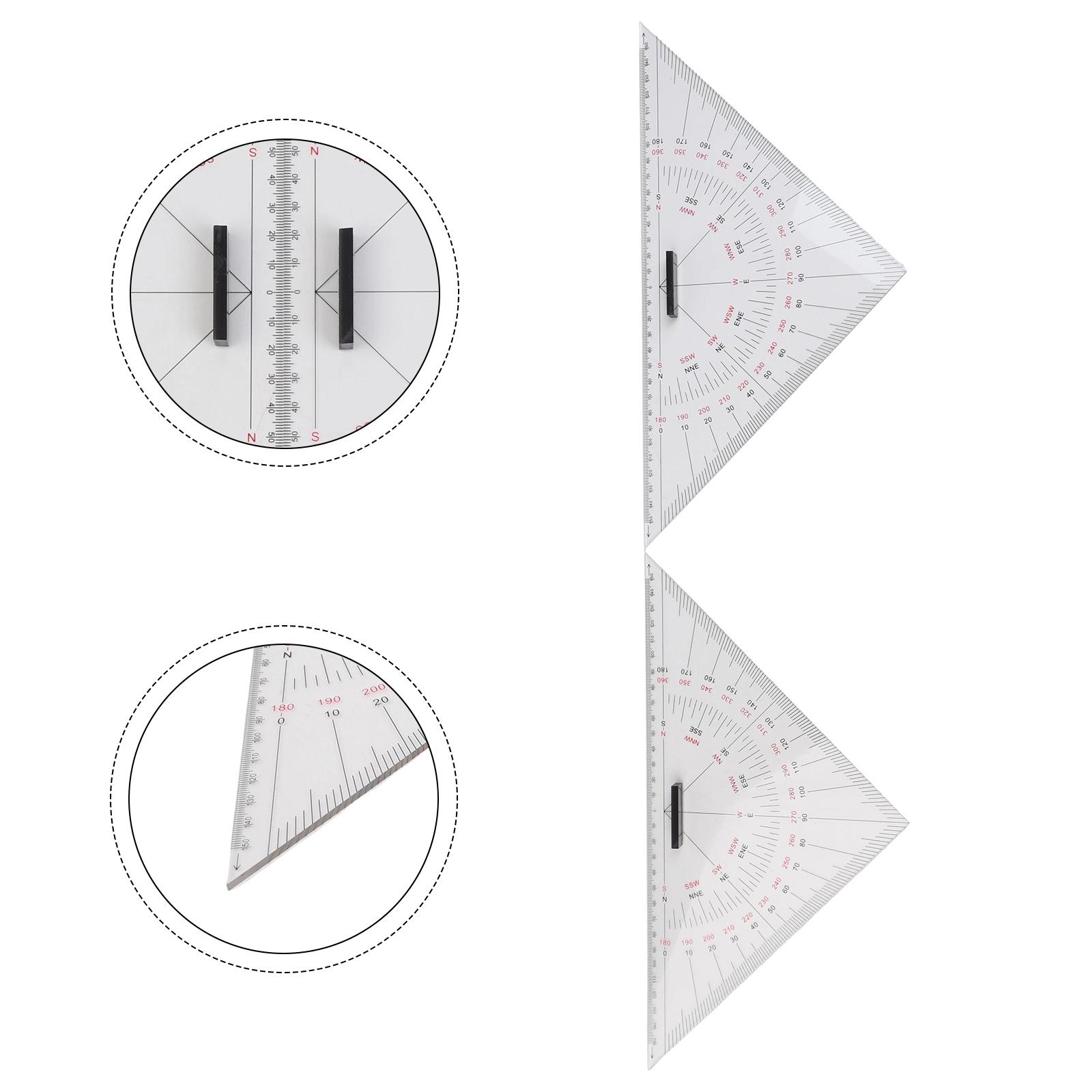 Set di righelli triangolari tr - Ruler Set Transparent recensione e prezzo