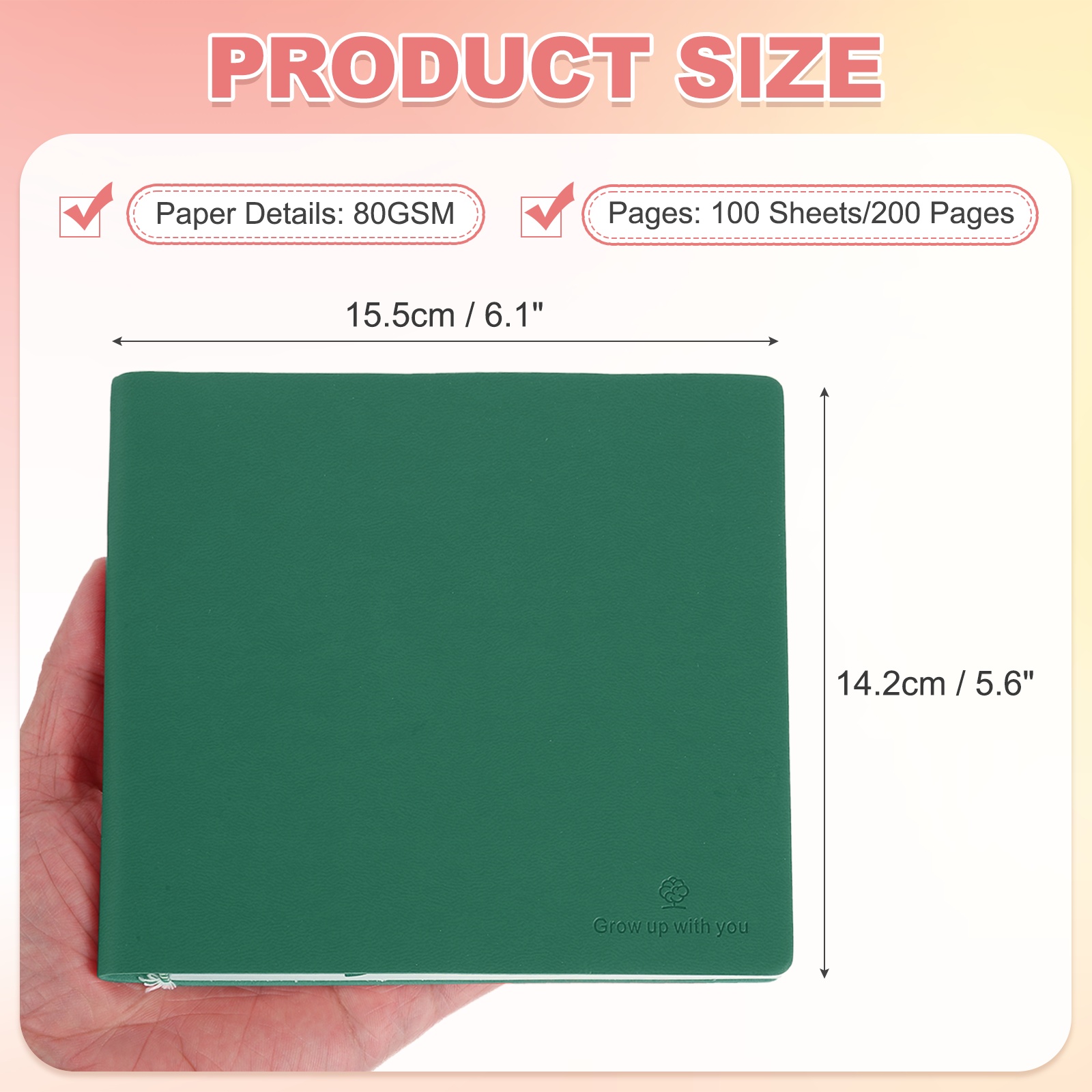 Taccuino Quadrato con Copertin - Journal Leather Hardcover recensione e prezzo
