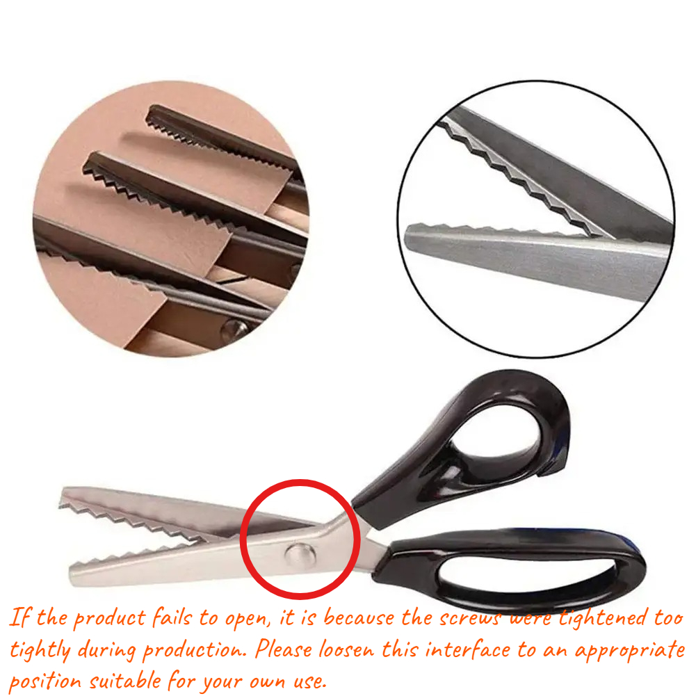 Forbici dentate in acciaio ino - Scissors Stainless Craft recensione e prezzo
